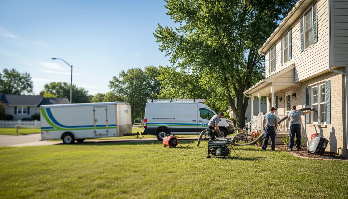 Flooded Basement Restoration And Cleanup With Repair in Williamsburg, KS near me